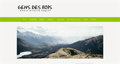 Desktop Screenshot of gens-des-bois.org