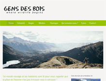 Tablet Screenshot of gens-des-bois.org